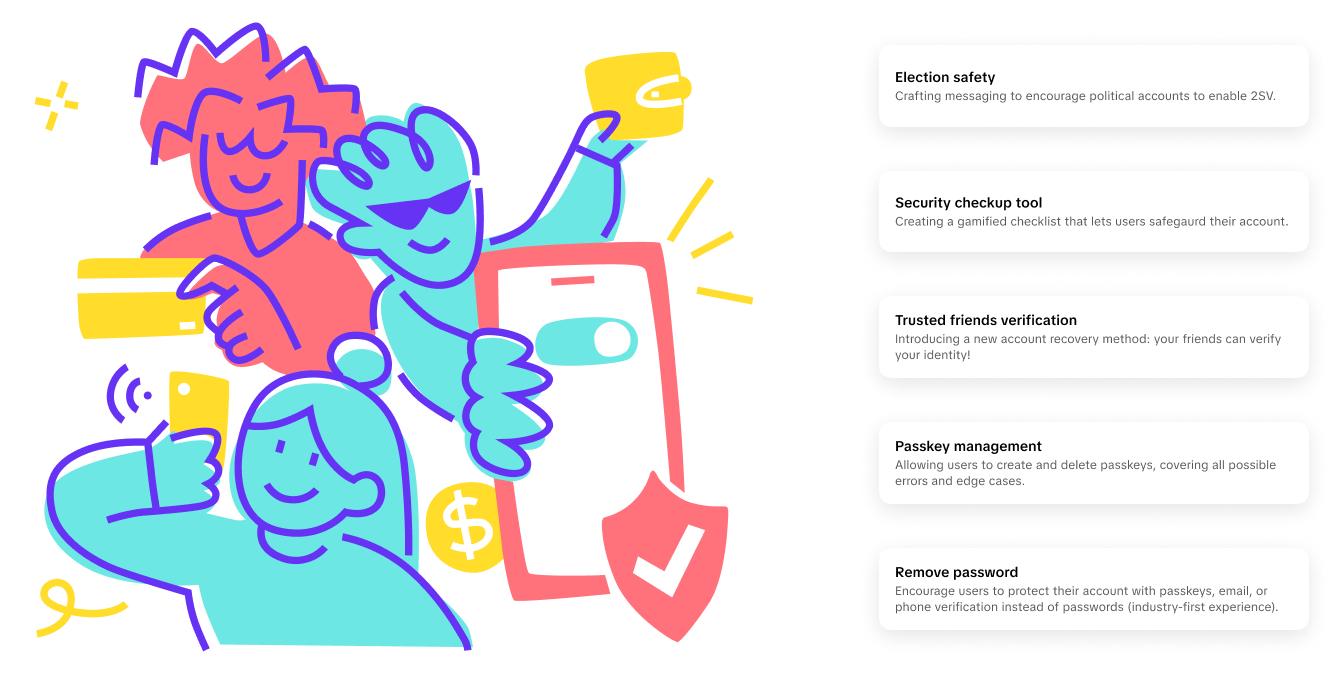 Account recovery interface
